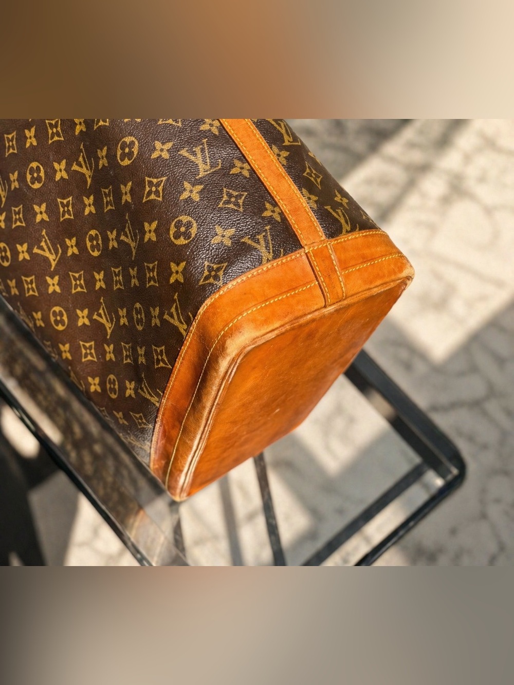 Louis Vuitton Noé Monogram Bucket Bag Vintage Authentic - Picture 6 of 16